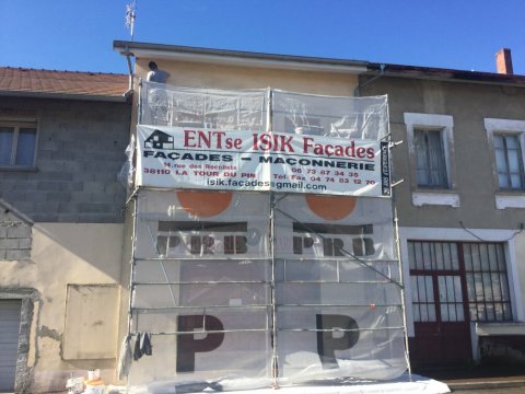 Entreprise pour le ravalement de façade et isolation par l'extérieur à Les Abrets en Dauphiné 